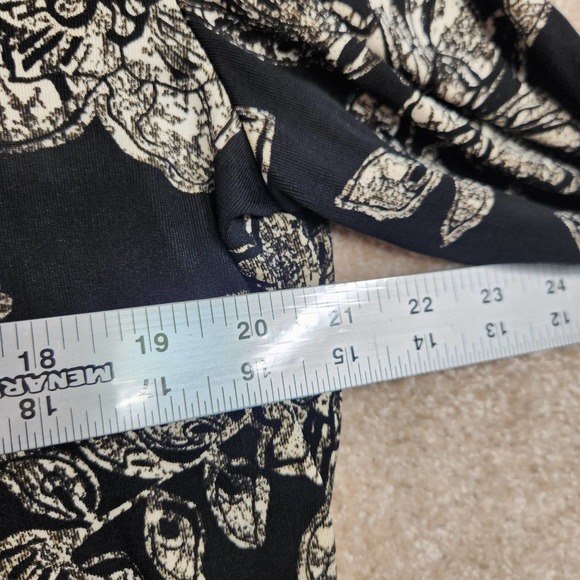 Chico's Travelers Floral Spice Waterfall Haley Jacket Women's Size 3 XL New - Picture 6 of 7